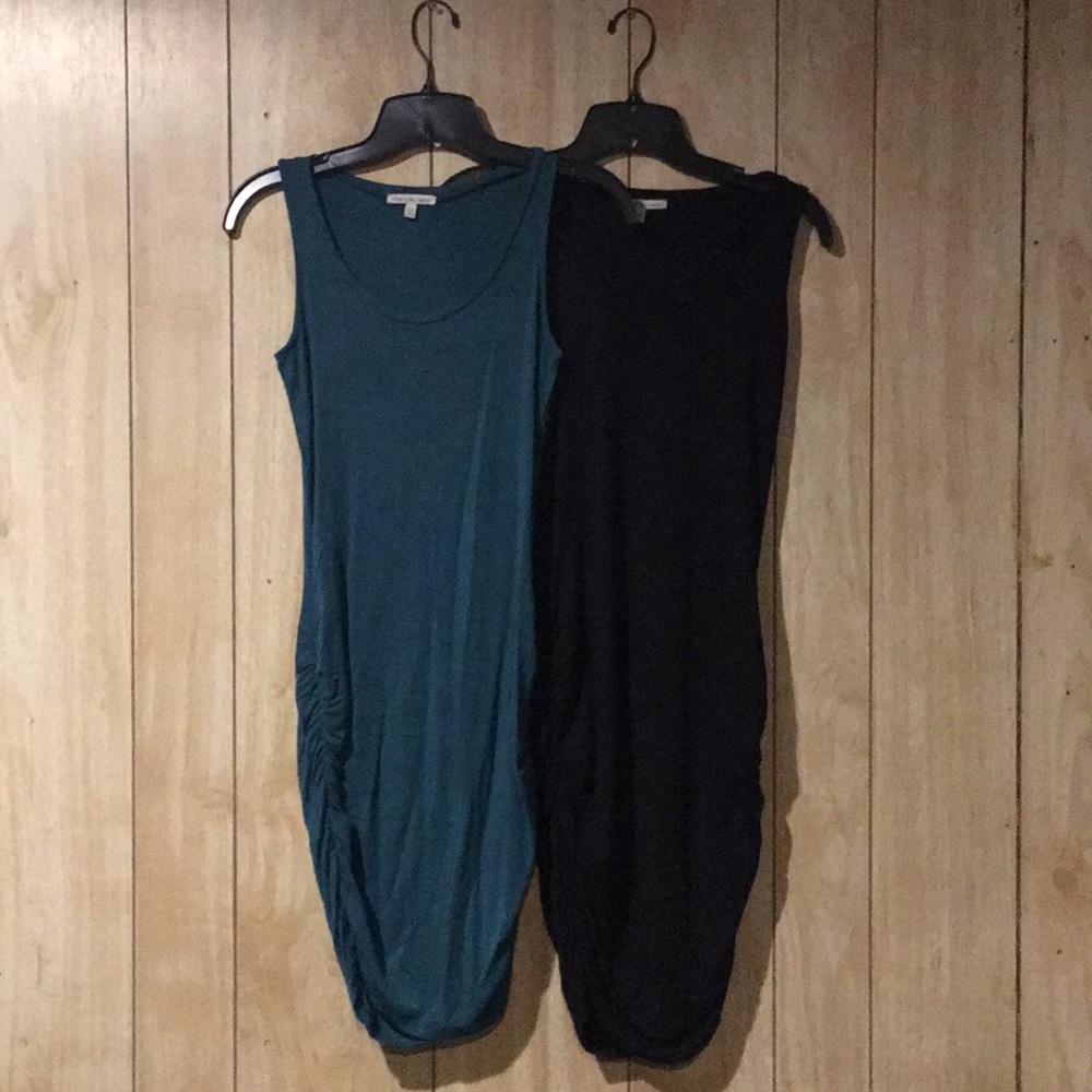 2 for 1 Turquoise & Black skin tight dress